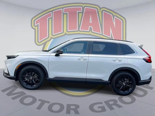 Platinum White Pearl 2024 Honda CR-V Hybrid Sport AWD