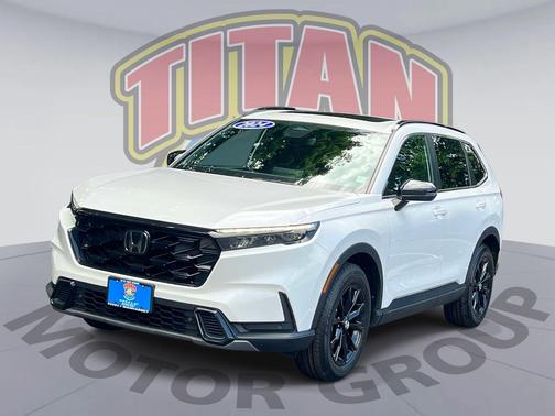 Platinum White Pearl 2024 Honda CR-V Hybrid Sport AWD