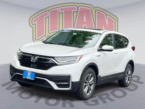 Platinum White Pearl 2022 Honda CR-V Hybrid EX-L