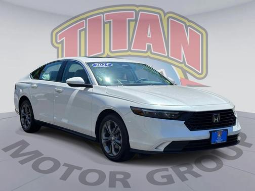Platinum White Pearl 2024 Honda Accord EX