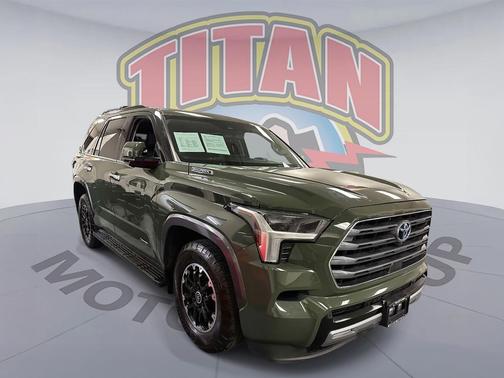 Army Green 2023 Toyota Sequoia Limited