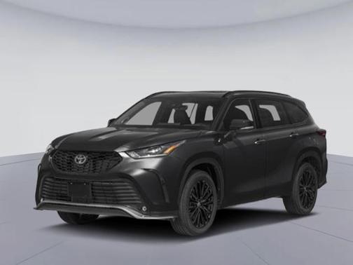 Midnight Black Metallic 2026 Toyota Highlander XSE