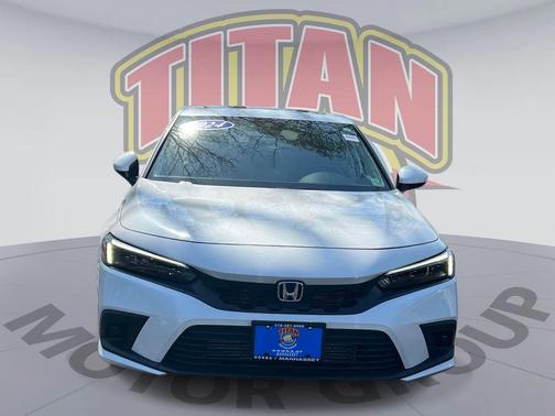 Platinum White Pearl 2024 Honda Civic EX-L