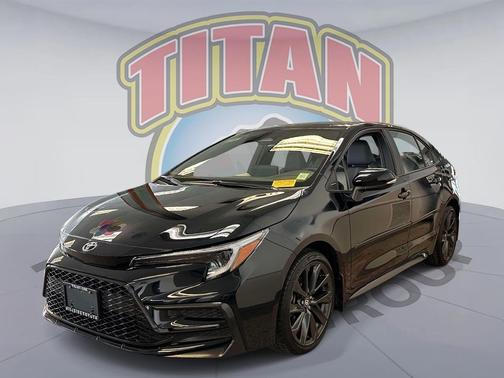 Midnight Black Metallic 2025 Toyota Corolla SE