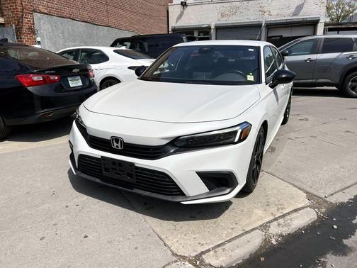 Platinum White Pearl 2024 Honda Civic Sport