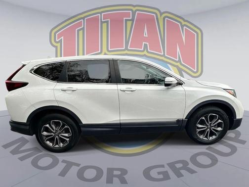 Platinum White Pearl 2021 Honda CR-V AWD EX-L