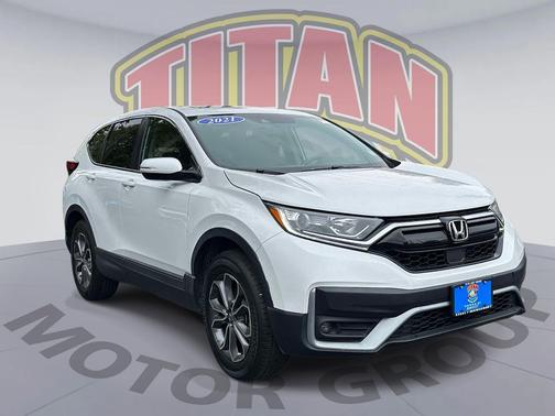 Platinum White Pearl 2021 Honda CR-V AWD EX-L