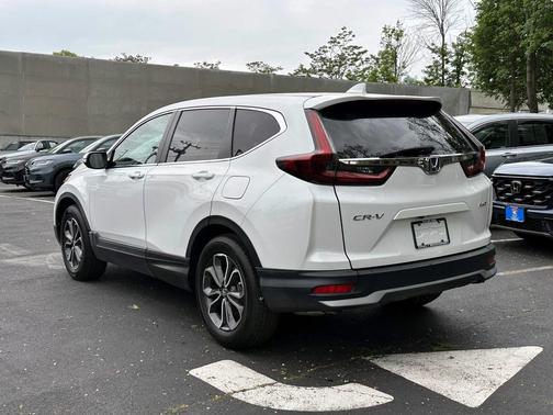 Platinum White Pearl 2021 Honda CR-V AWD EX-L