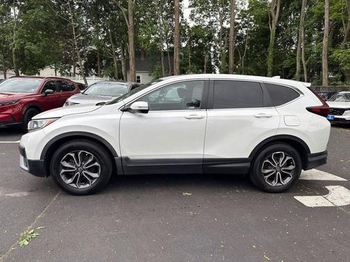 Platinum White Pearl 2021 Honda CR-V AWD EX-L