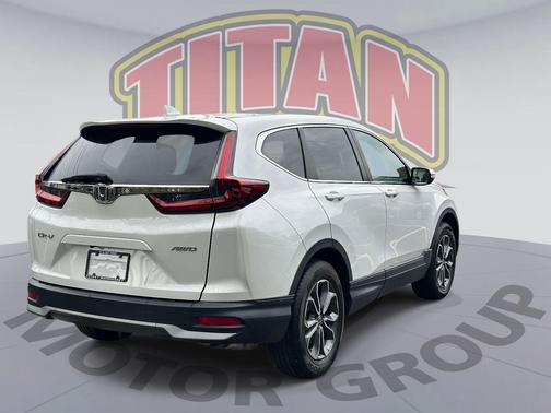 Platinum White Pearl 2021 Honda CR-V AWD EX-L