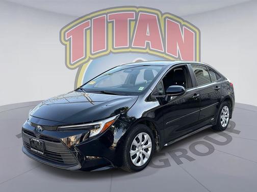 Midnight Black Metallic 2023 Toyota Corolla Hybrid LE