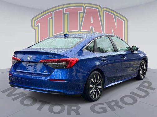 Aegean Blue Metallic 2024 Honda Civic EX