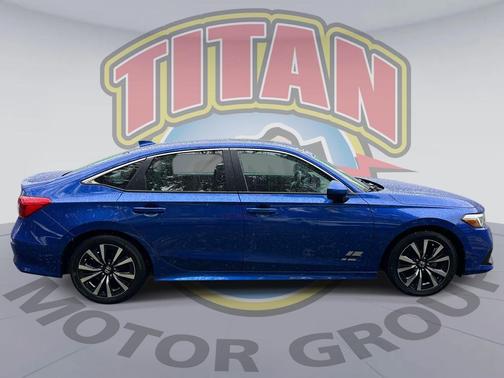 Aegean Blue Metallic 2024 Honda Civic EX