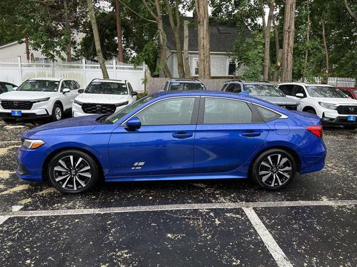Aegean Blue Metallic 2024 Honda Civic EX