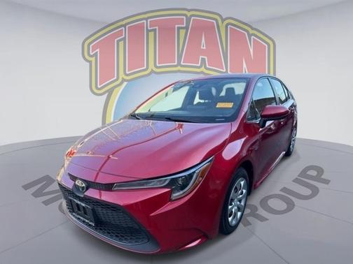 Barcelona Red Metallic 2021 Toyota Corolla LE