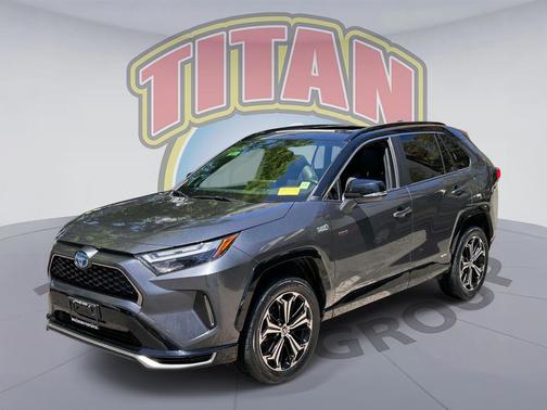 Magnetic Gray Metallic/Midnight Black Metallic 2023 Toyota RAV4 Prime XSE