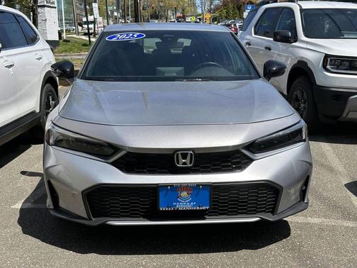 Solar Silver Metallic 2025 Honda Civic Hybrid Sport Touring
