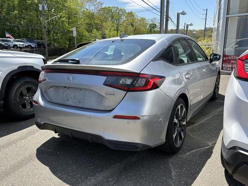Solar Silver Metallic 2025 Honda Civic Hybrid Sport Touring