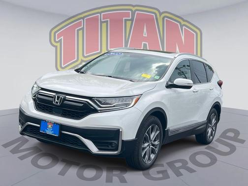 Platinum White Pearl 2022 Honda CR-V AWD Touring