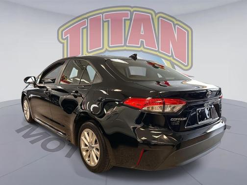 Midnight Black Metallic 2025 Toyota Corolla Hybrid LE