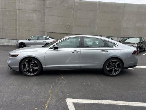 Solar Silver Metallic 2025 Honda Accord Hybrid Sport