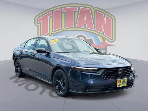 Canyon River Blue Metallic 2025 Honda Accord SE