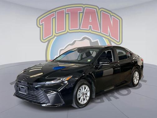 Midnight Black Metallic 2025 Toyota Camry LE