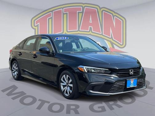 Crystal Black Pearl 2024 Honda Civic LX