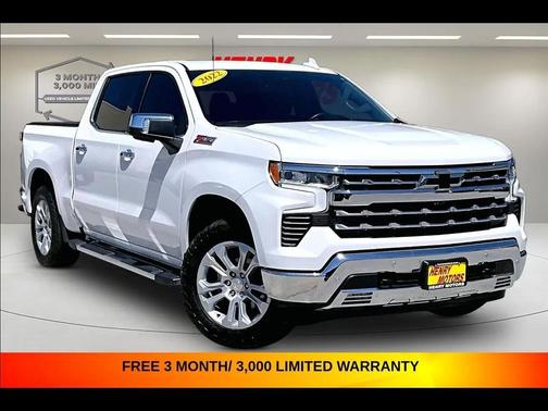 White 2022 Chevrolet Silverado 1500 LTZ