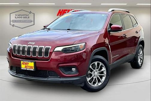 Red 2020 Jeep Cherokee Latitude Plus