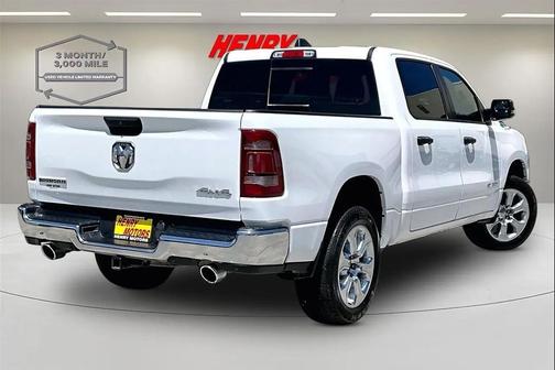 White 2023 RAM 1500 Big Horn/Lone Star