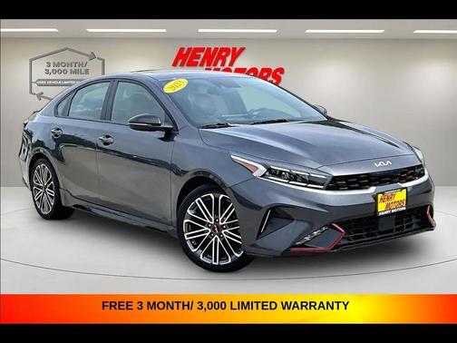 Gray 2023 Kia Forte GT