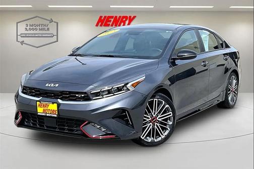 Gray 2023 Kia Forte GT