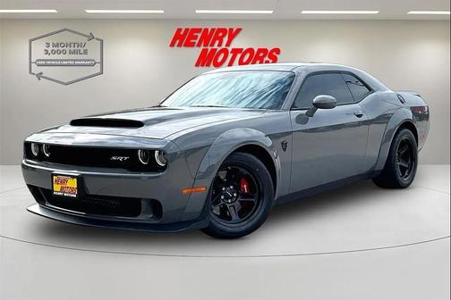 Gray 2018 Dodge Challenger SRT Demon