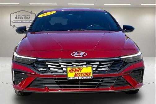 Red 2025 Hyundai ELANTRA Sport