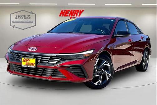 Red 2025 Hyundai ELANTRA Sport