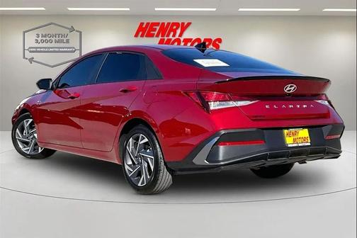 Red 2025 Hyundai ELANTRA Sport