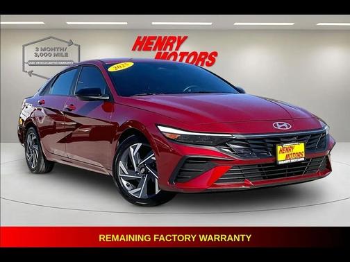 Red 2025 Hyundai ELANTRA Sport