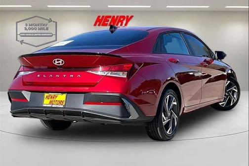 Red 2025 Hyundai ELANTRA Sport