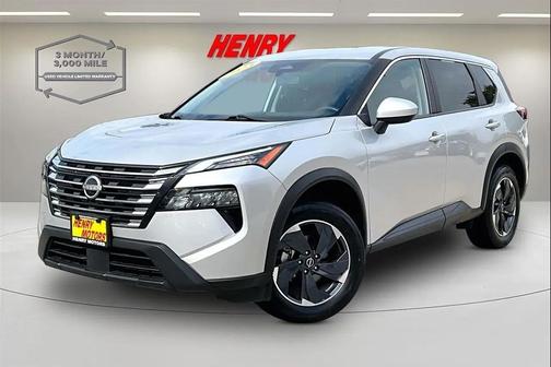 Silver 2024 Nissan Rogue SV