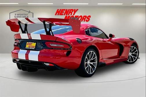 Red 2017 Dodge Viper GTC