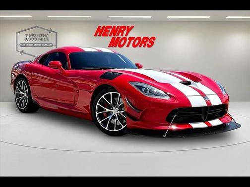 Red 2017 Dodge Viper GTC