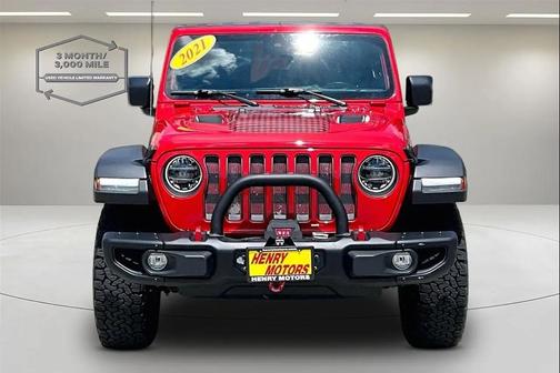 Red 2021 Jeep Wrangler Unlimited Rubicon