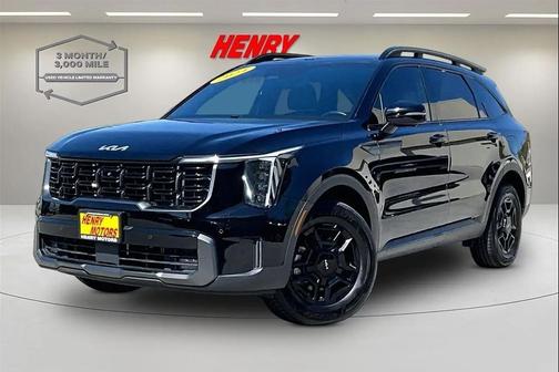 Black 2024 Kia Sorento SX