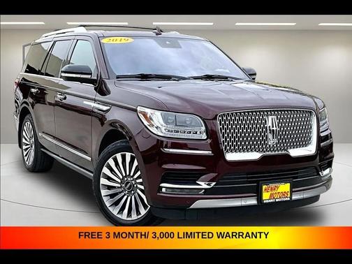 Red 2019 Lincoln Navigator Reserve