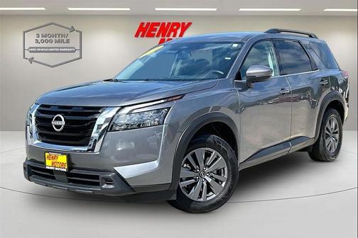 Gray 2024 Nissan Pathfinder SV 4WD