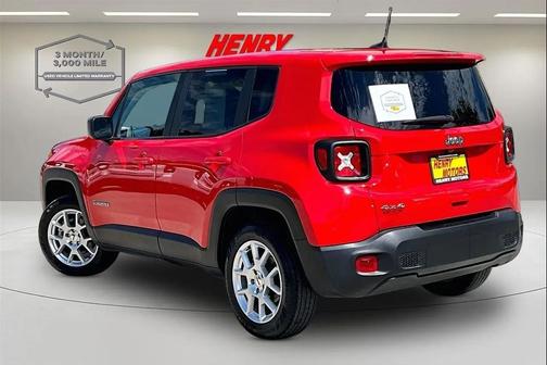 Red 2023 Jeep Renegade Latitude