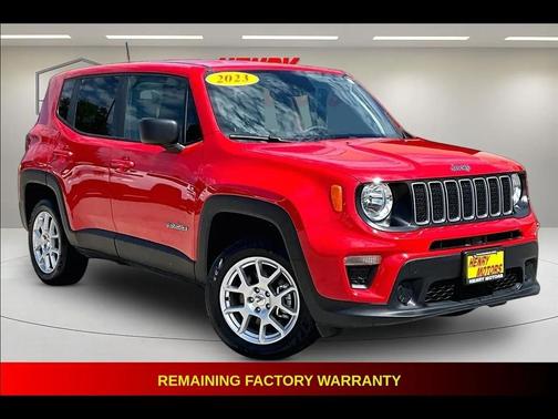 Red 2023 Jeep Renegade Latitude