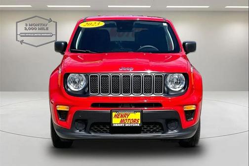 Red 2023 Jeep Renegade Latitude