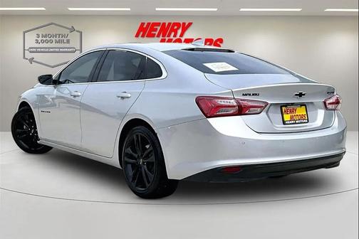Silver 2021 Chevrolet Malibu FWD LT